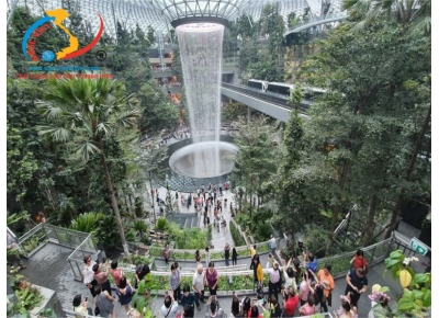 TOUR SINGAPORE - THÁC NƯỚC JEWEL – GARDENS BY THE BAY CHÙA RĂNG PHẬT